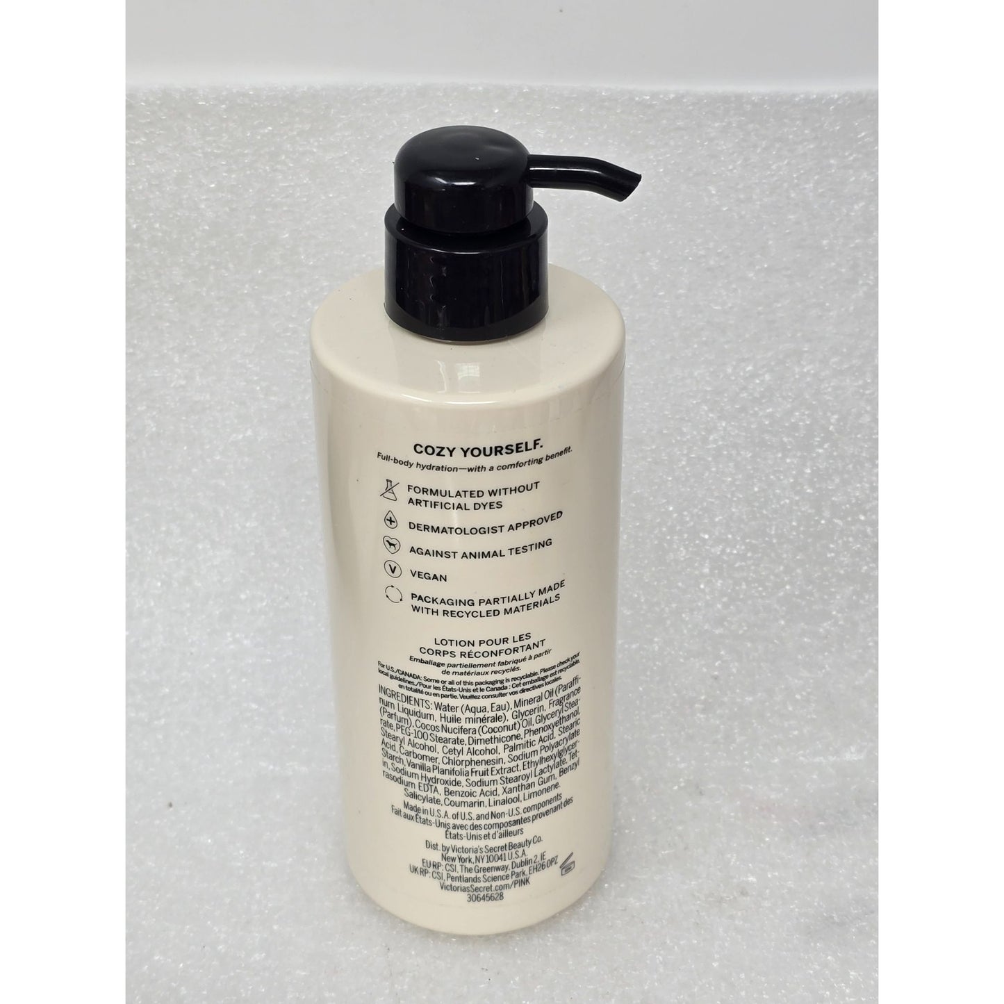 Victoria's Secret Pink Comforting Body Lotion Vanilla Bean Extract & Coconut Oil