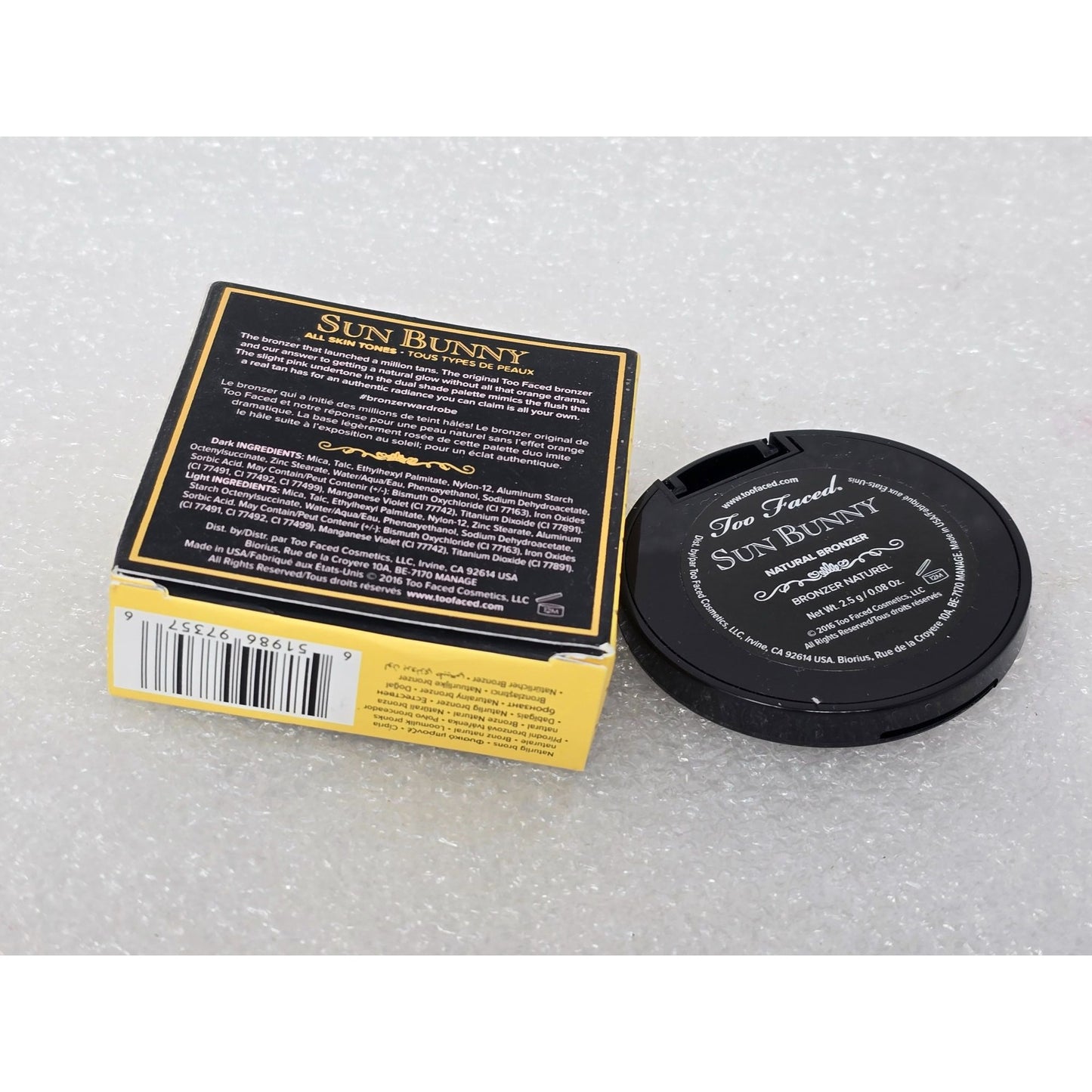 Too Faced Sun Bunny Natural Bronzer Compact .08 oz