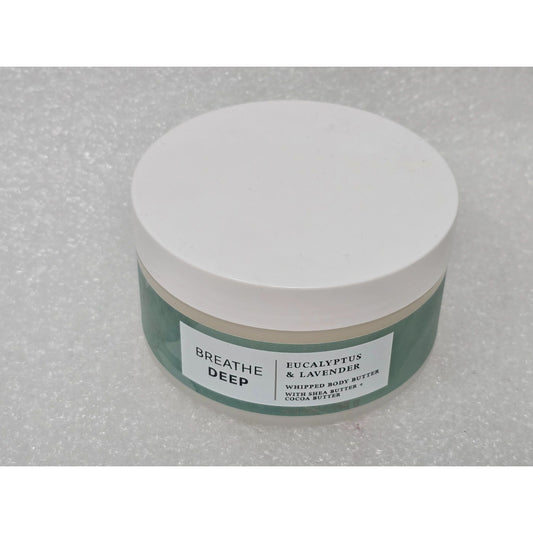 Eucalyptus & Lavender Whipped Body Butter With Shea & Cocoa Butter 6.5 Oz
