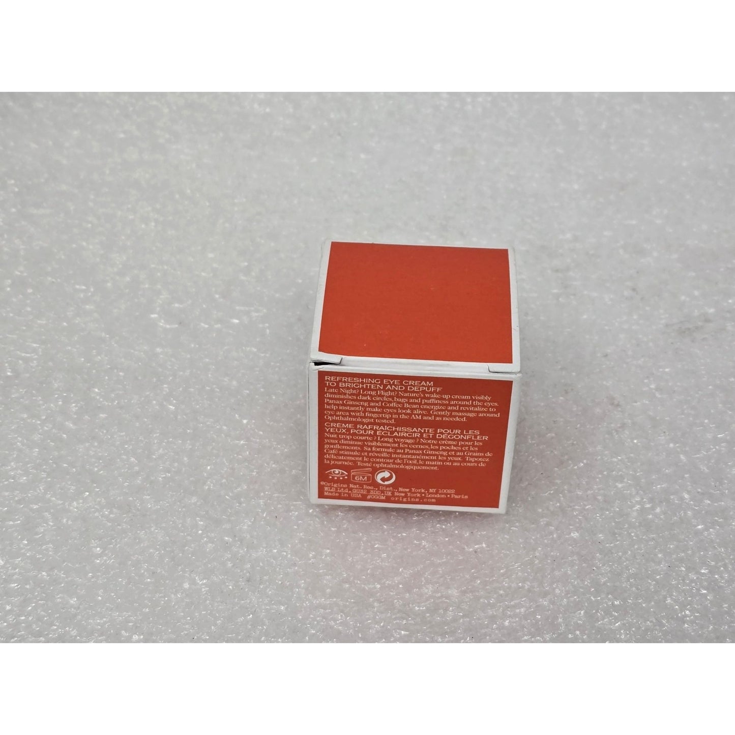 Origins Ginzing Refreshing Eye Cream To Brighten And Depuff .5 Oz New In Box