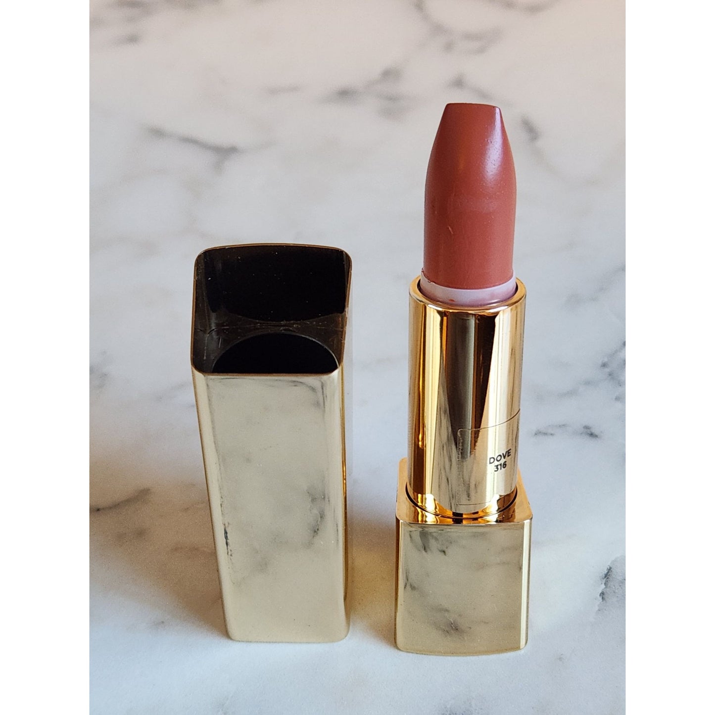 Hourglass Unlocked Dove 316 Satin Cream Lipstick 0.14 Oz