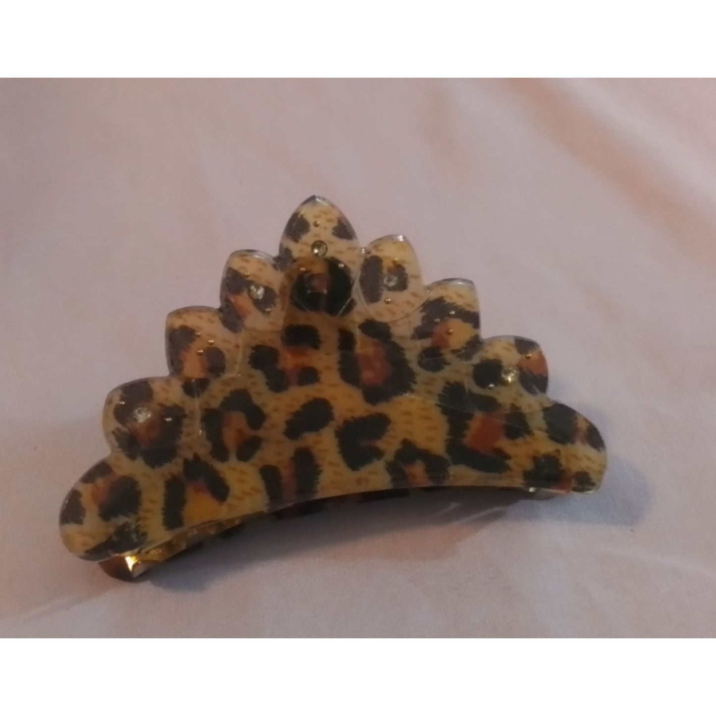 Leopard Print Hair Claw Clip For Women Large