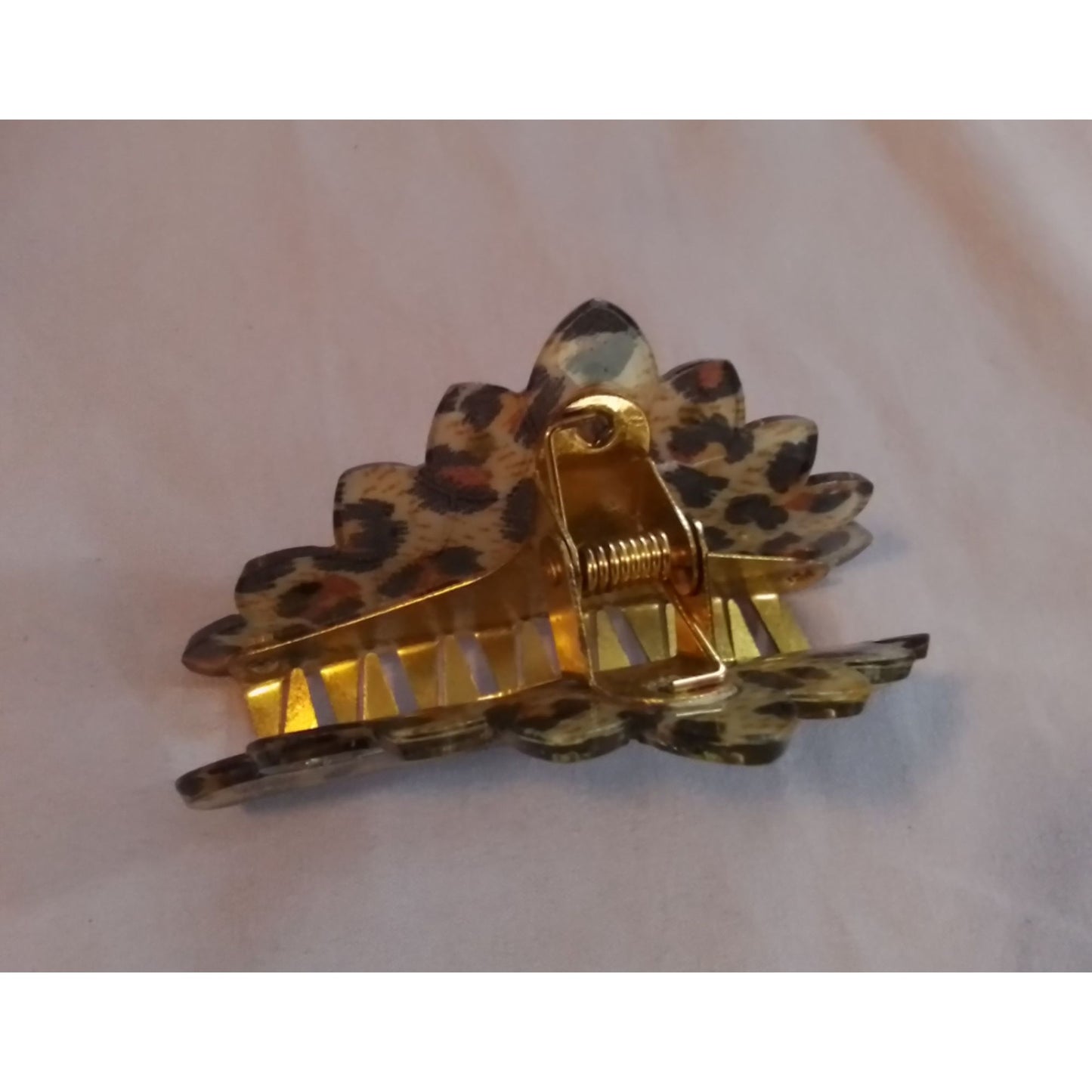 Leopard Print Hair Claw Clip For Women Large