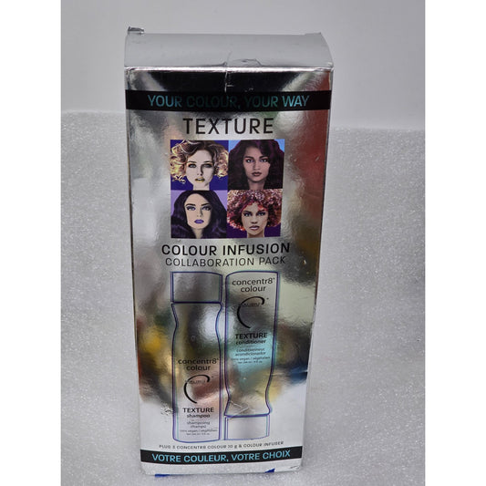 Malibu C Concentr8 Colour Texture Colour Infusion Pack Shampoo Conditioner Kit