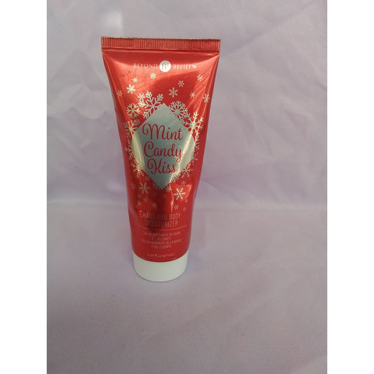 Beyond Belief Mint Candy Kiss Hand & Body Moisturizer 2.25 Fl Oz