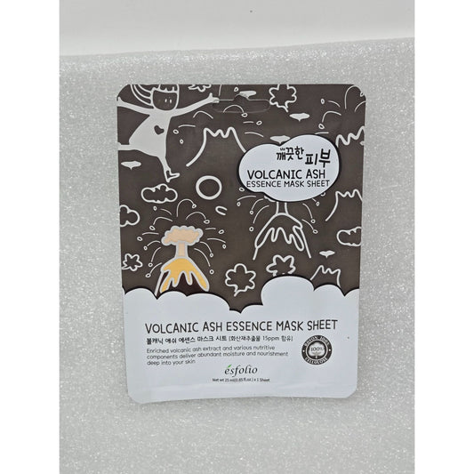 Esfolio Volcanic Ash Essence Mask Sheet For Skin Nourishment 25ml