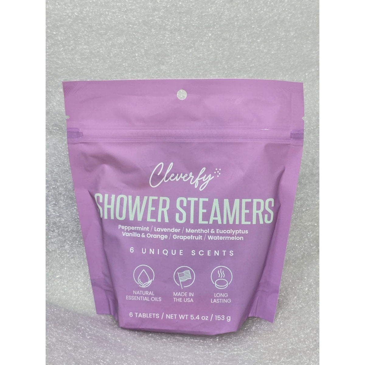 Cleverfy Shower Steamers Variety Pack With Essential Oils 6 Aromatherapy Tablets