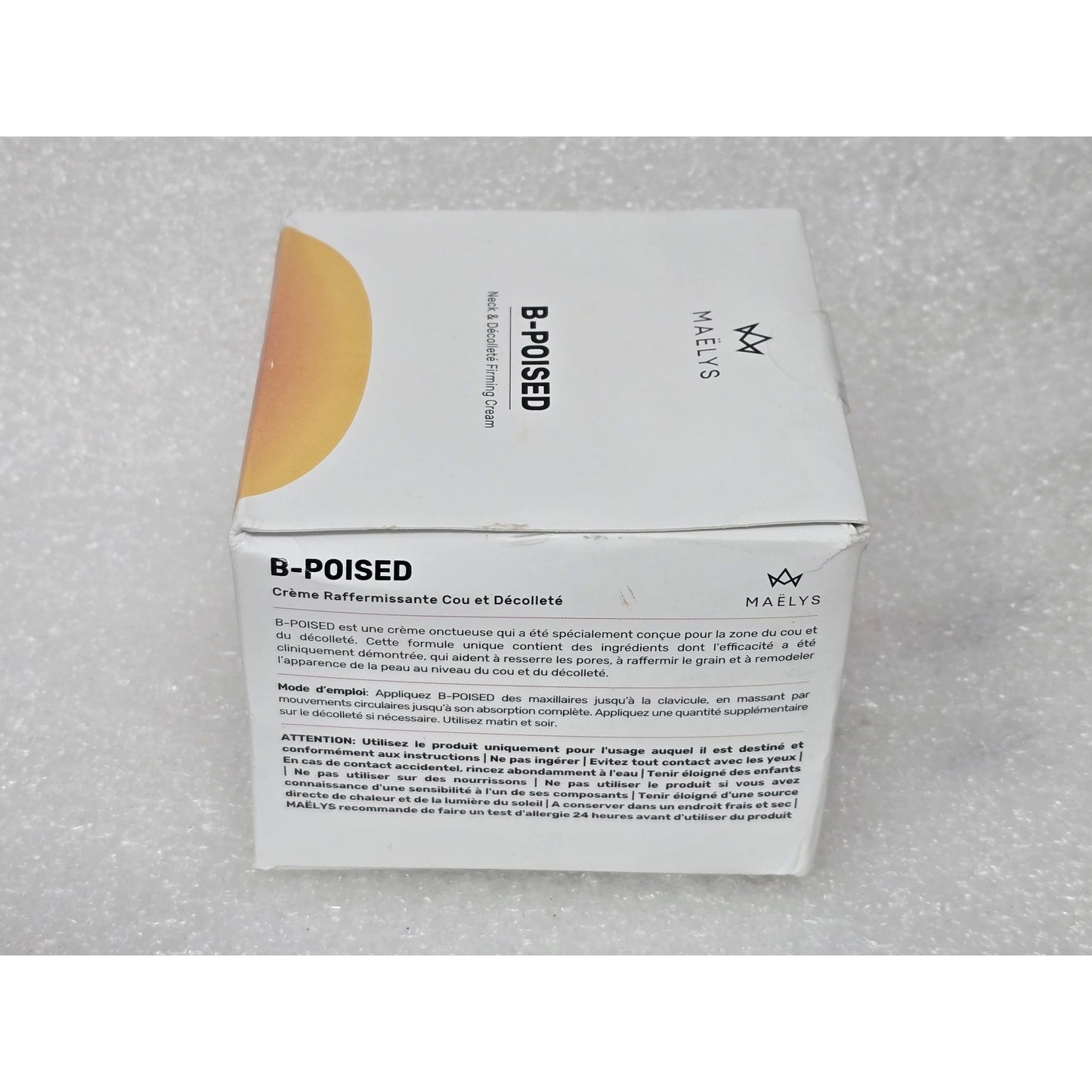 Maelys B-Poised Neck & Décolleté Firming Cream 50ml 1.7 Fl. Oz.