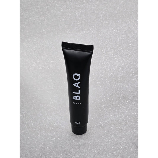Blaq Activated Charcoal Face Mask 15ml Travel Size Detoxifying Skincare