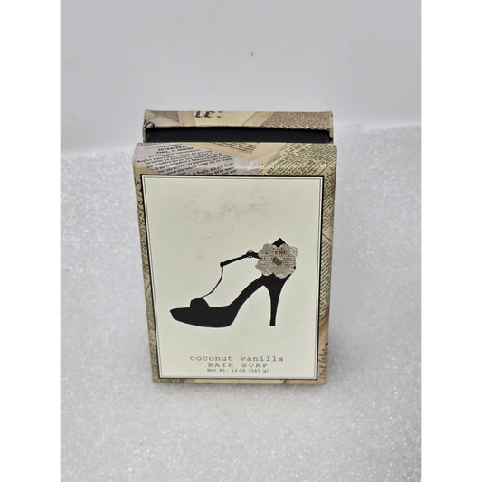 Coconut Vanilla Moisturizing Bath Soap 12 Oz With Elegant Packaging