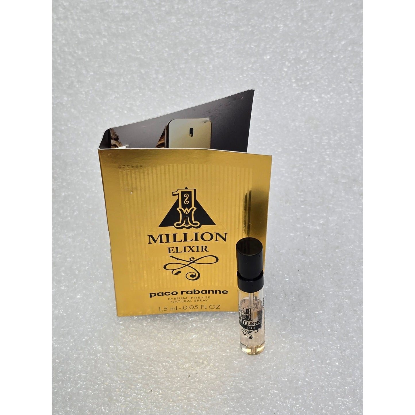 Paco Rabanne 1 Million Elixir Parfum Intense Sample 1.5ml .05 oz Spray Cologne