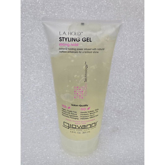 Giovanni L.A. Hold Styling Gel Strong Hold 6.8 Fl Oz Eco Chic Hair Care