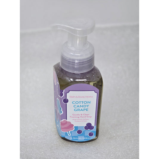 Bath & Body Works Cotton Candy Grape Gentle & Clean Foaming Hand Soap 8.75 Oz