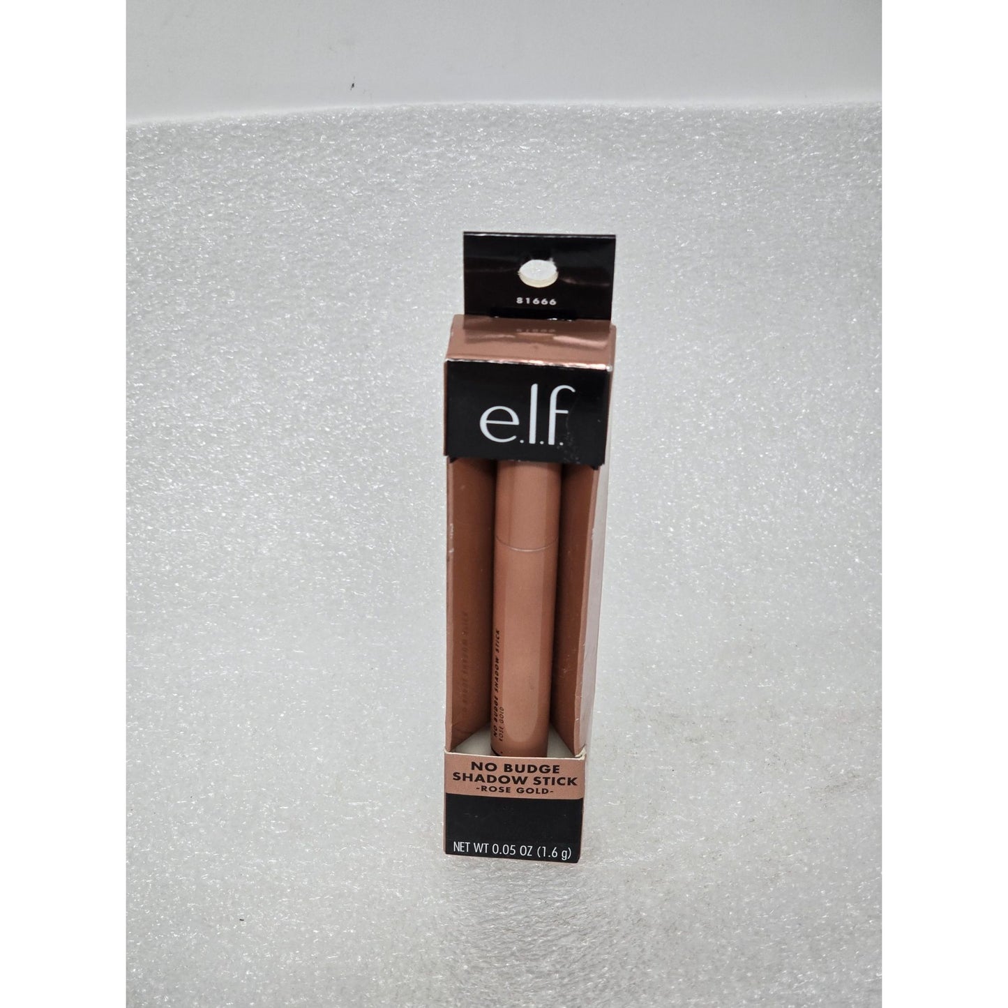 E.L.F. No Budge Shadow Stick Rose Gold Long-Lasting Creamy Metallic Eyeshadow