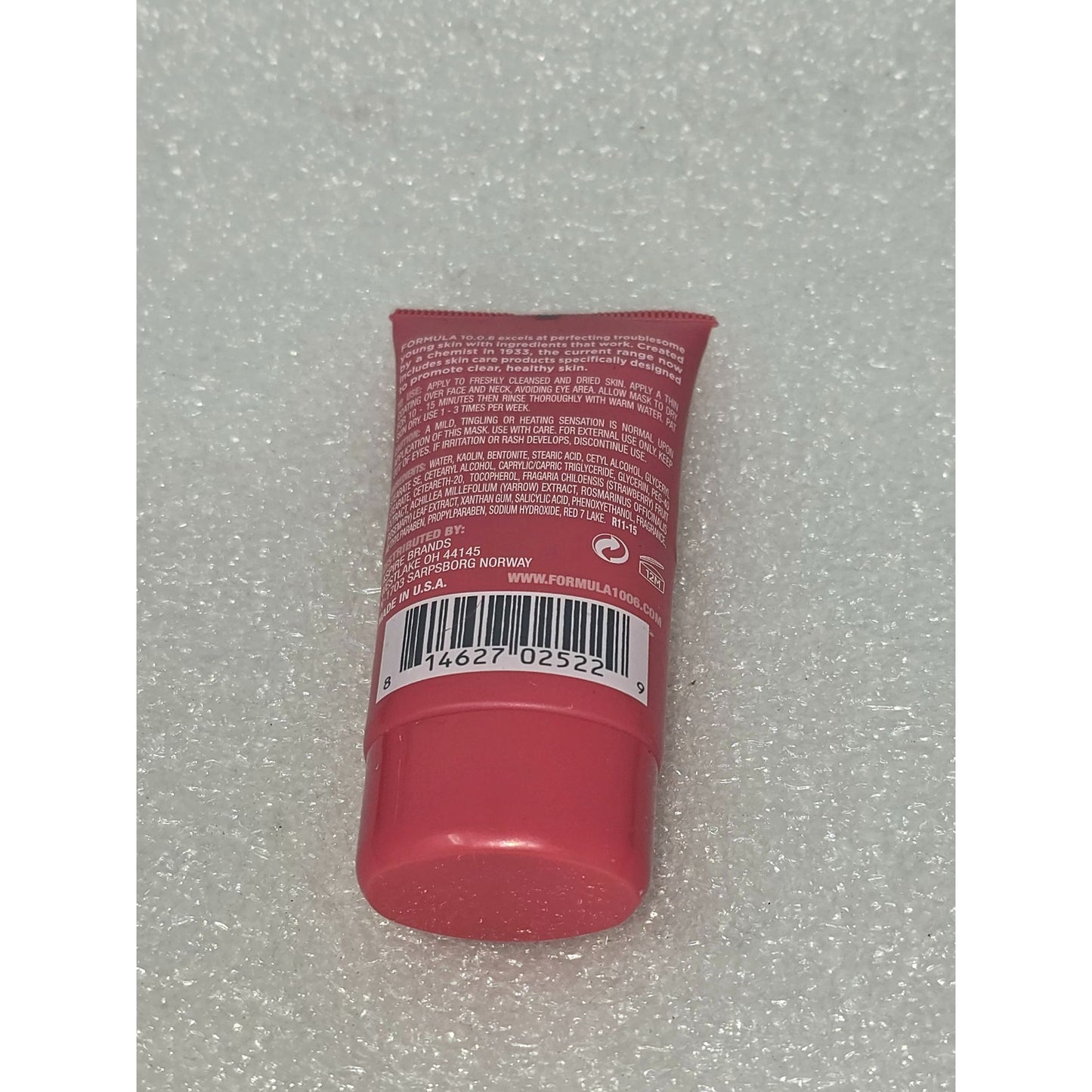 Formula 10.0.6 Be Pure Skin-Clarifying Mud Mask 1 Fl Oz Strawberry & Yarrow