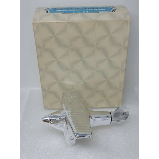 Vintage Avon Spirit Of St. Louis WindJammer Airplane Decanter After Shave 6 oz