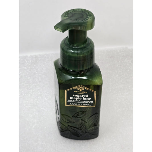 Bath & Body Works White Barn Sugared Maple Lane Foaming Hand Soap 8.75 Fl Oz