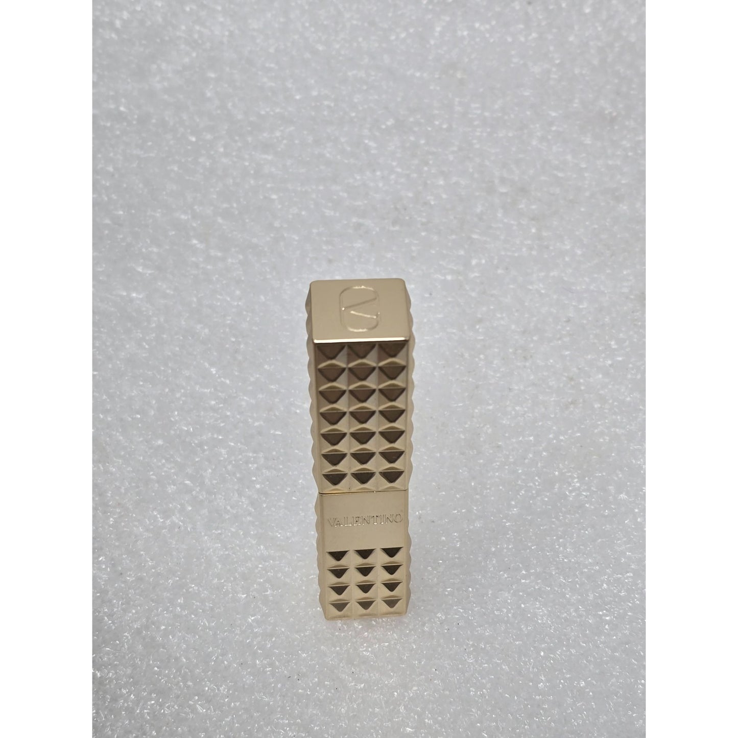 Valentino Spike Matte Lipstick 508R It's Valentino Baby Gold Studded Case