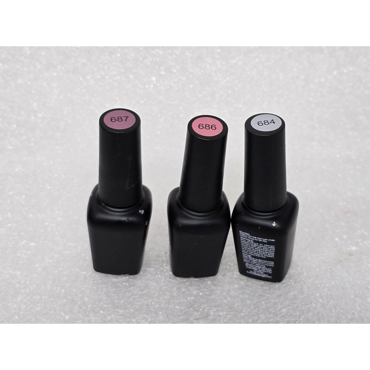 Beetles Gel Nail Polish Set Of 3 687, 686, 684