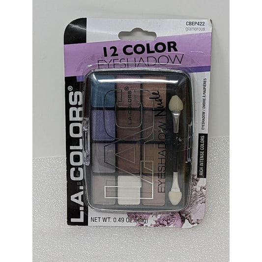 L.A. Colors 12 Color Eyeshadow #422 Glamorous CBEP422