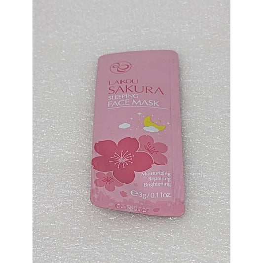 Laikou Sakura Sleeping Face Mask Moisturizing Repairing Brightening