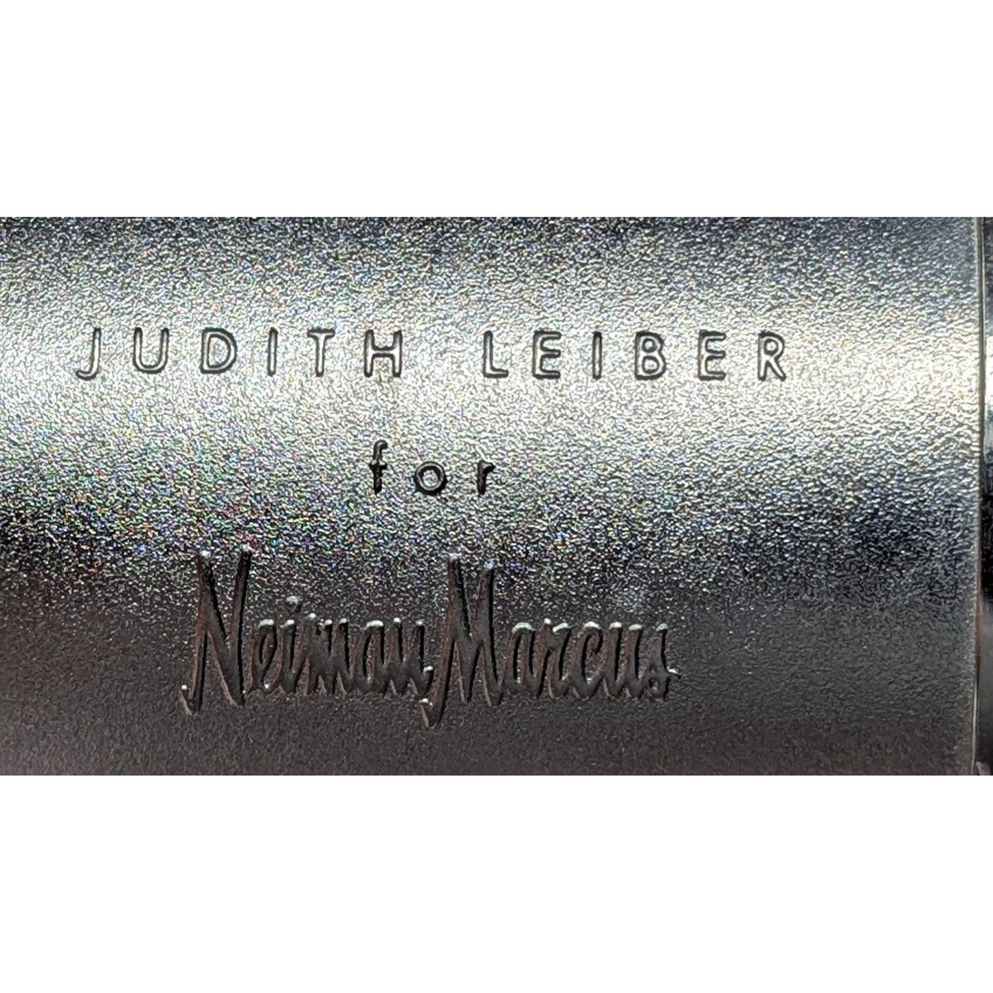 Judith Leiber For Neiman Marcus Silver Tone Enamel Teddy Bear Trinket Pill Box