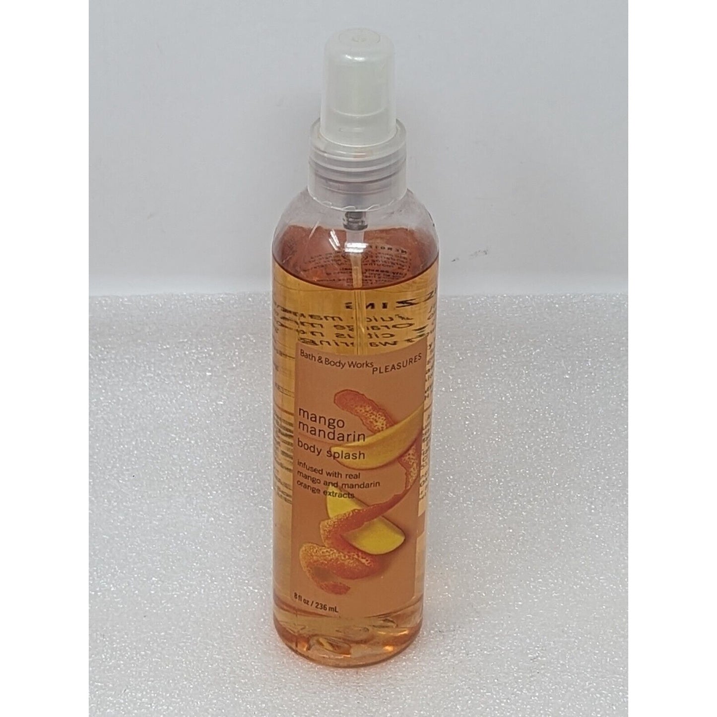 Bath & Body Works Pleasures Mango Mandarin Fragrance Mist Spray Splash 8 oz