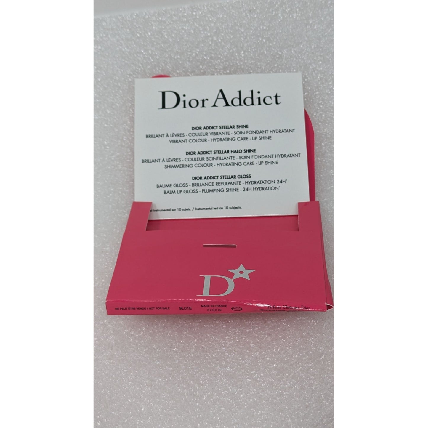 Christan Dior Addict Lipstick Gloss Shine Sample Set