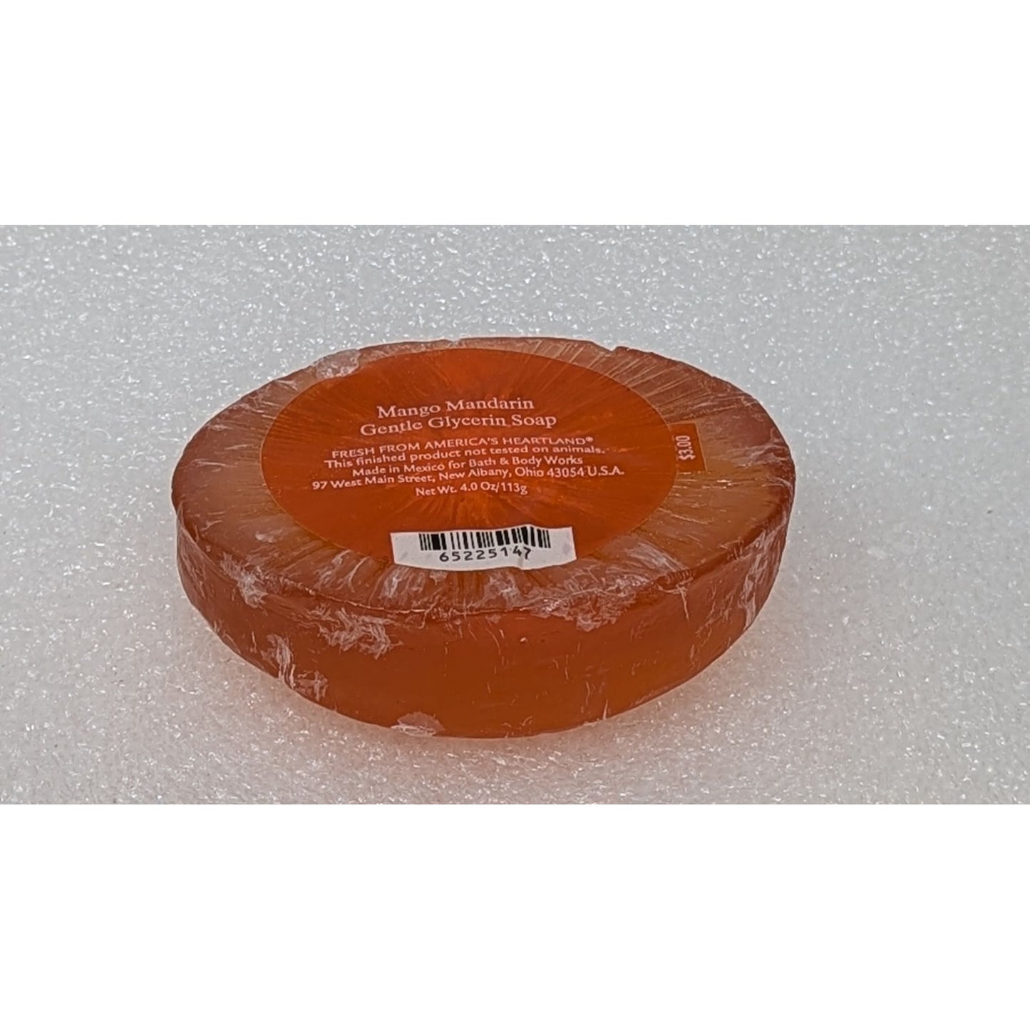 Mango Mandarin Gentle Glycerin Soap 4 Oz By Bath & Body Works