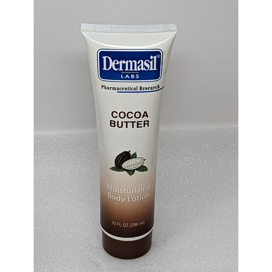 Dermasil Cocoa Butter Moisturizing Body Lotion 8 oz Tube Dry Skin Relief