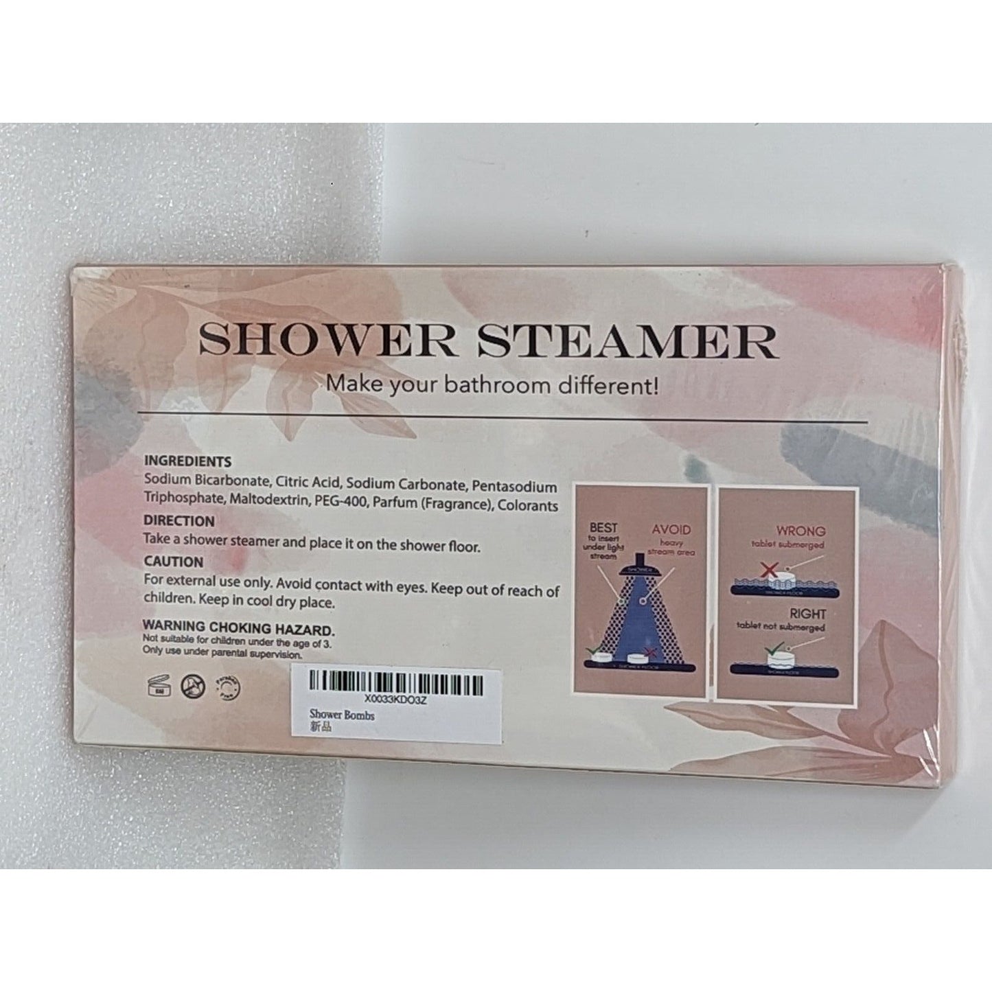 Oziva Shower Steamers Set of 8 Aromatherapy Lavender & Eucalyptus Mint