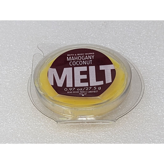 Bath & Body Works Mahogany Coconut Wax Tart Melt .97 oz