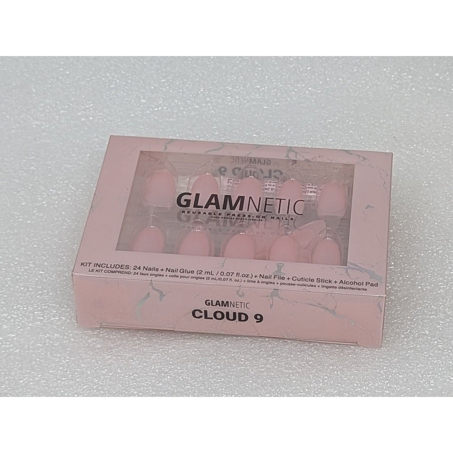 Glamnetic Reusable Press On Nails Medium Pointed Almond Cloud 9