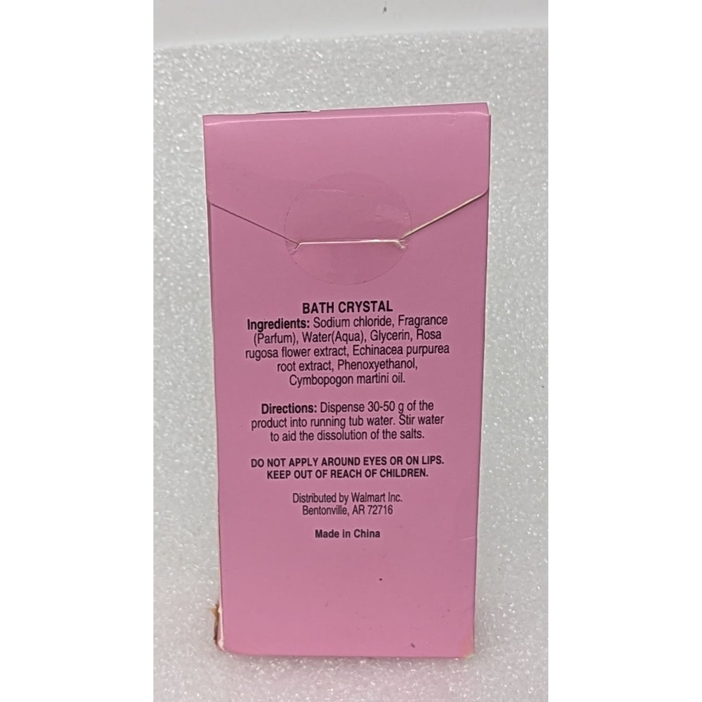 Bloomfield Bath Crystal With Relaxing Rose Flower Extract 1.7 oz