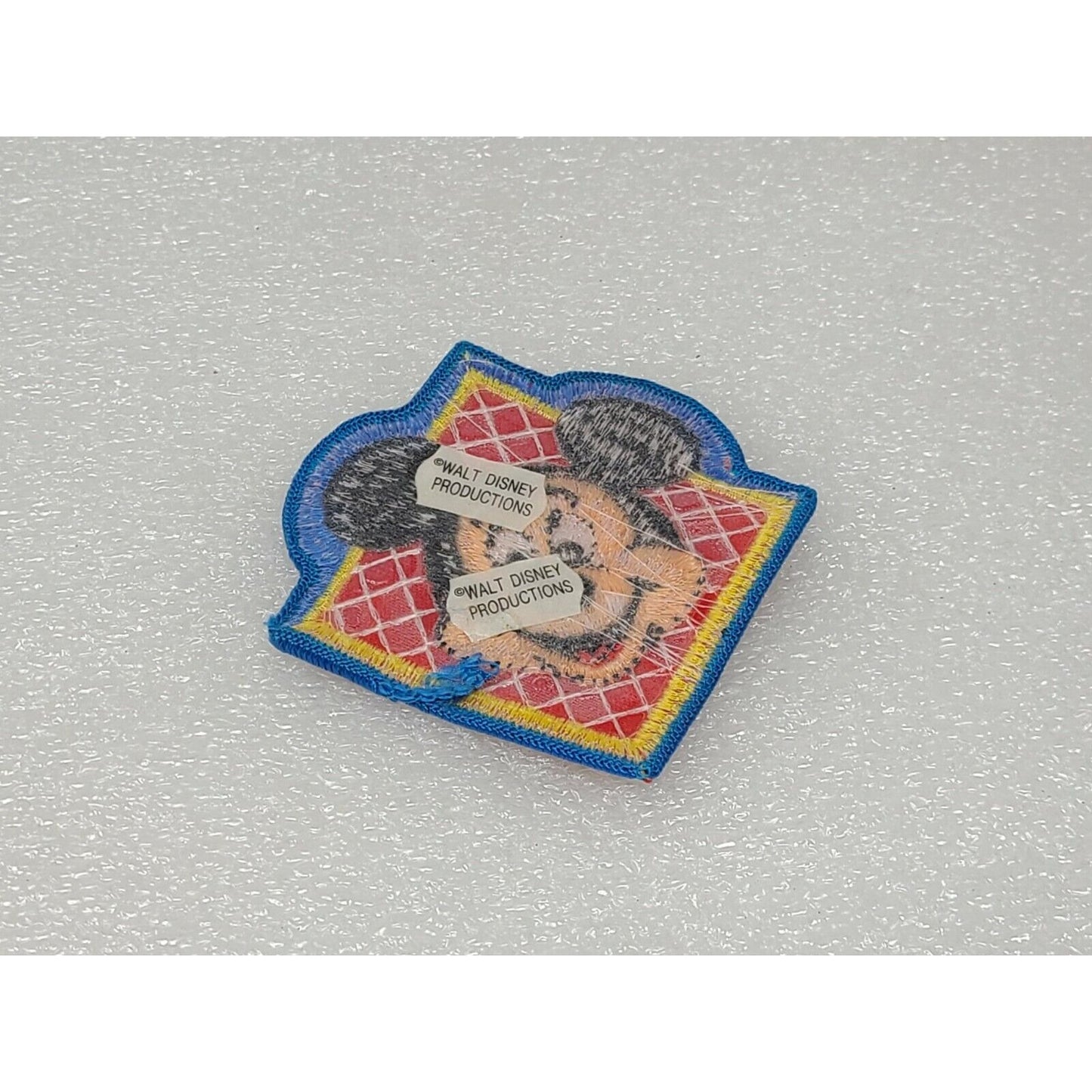 Vintage Walt Disney Mickey Mouse Embroidered Patch