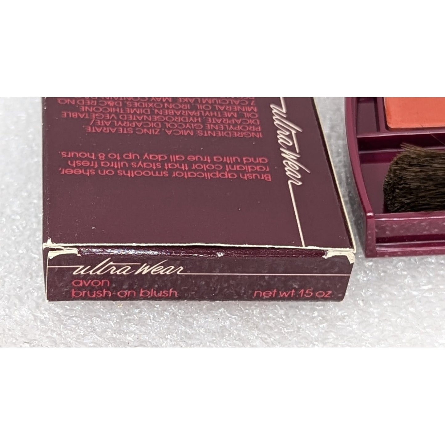 Avon UltraWear Brush-On Blush Sienna Red .15 Oz Vintage Makeup