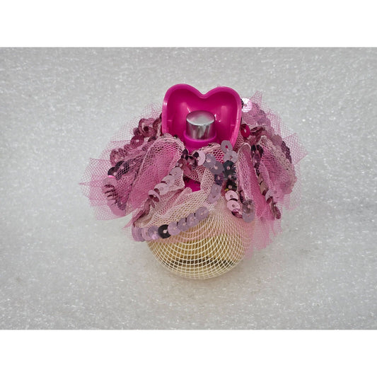 Betsey Johnson Too Too Pretty 1.7 Oz Parfum Perfume Pink Sequin Dress Collectors