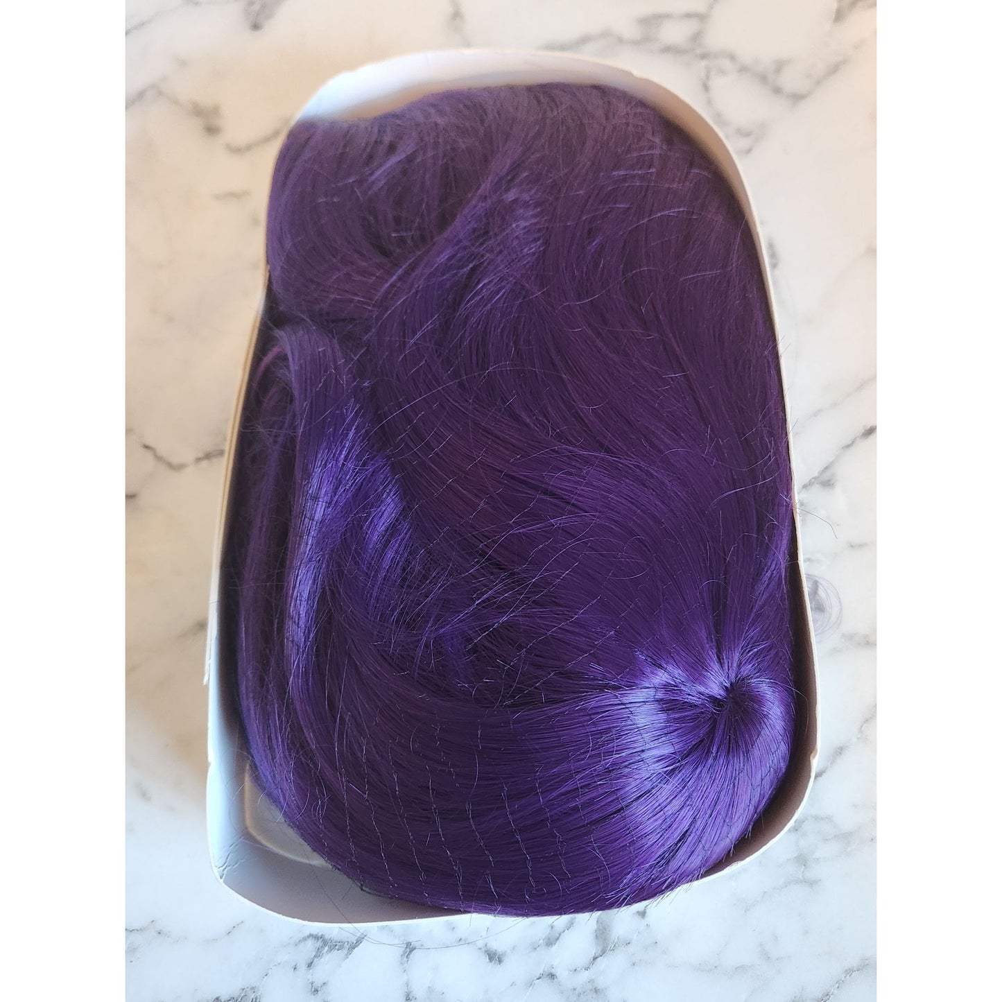 Emax 1807B Purple Wig with Liner Cap & Styling Comb for Cosplay & Costume Events