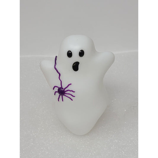 Bath & Body Works Slatkin Light-Up Wallflower Diffuser Halloween Ghost W/ Purple Spider