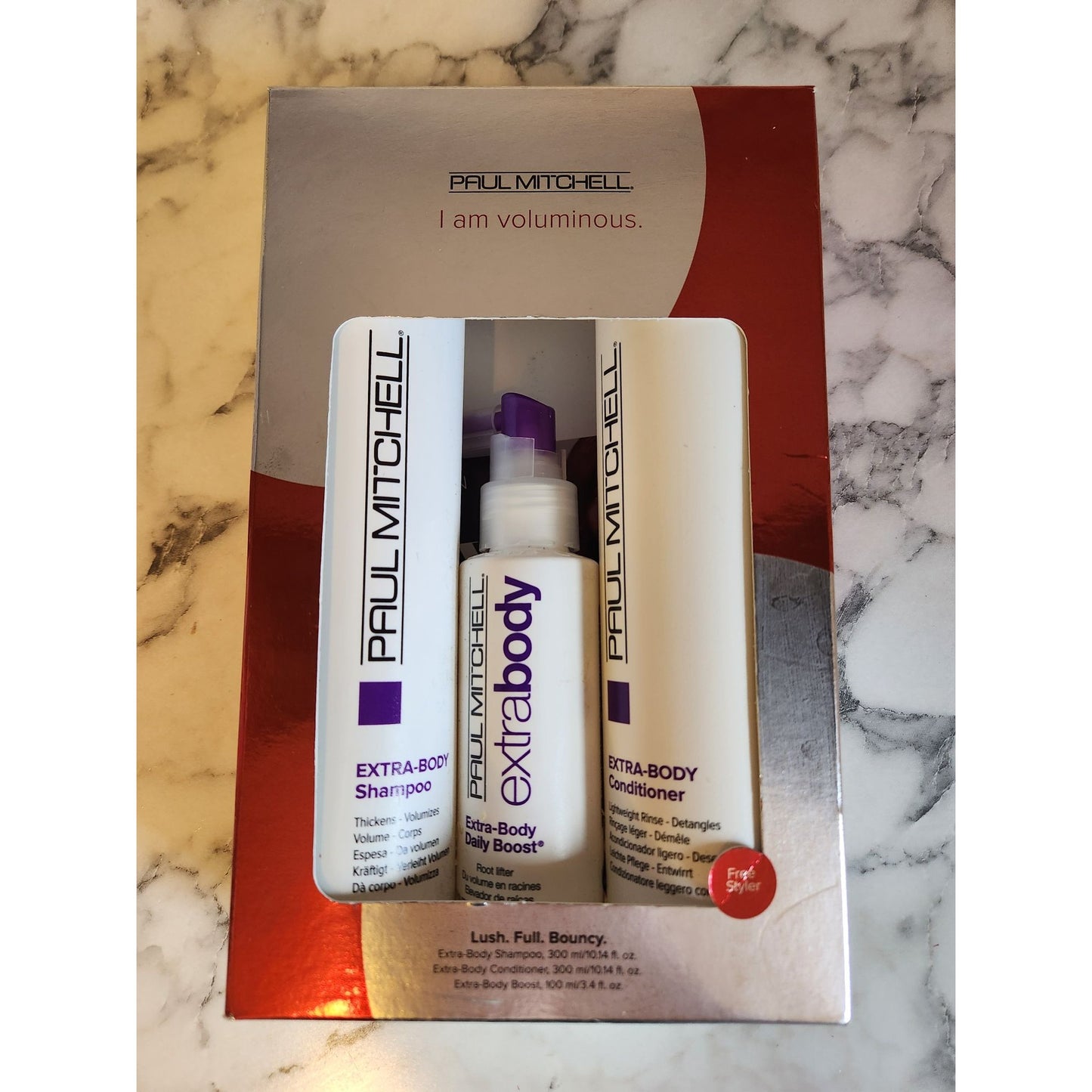 Paul Mitchell Extra-Body Shampoo Conditioner & Daily Boost Holiday Set