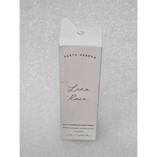 Earth Harbor Luna Rain Phyto-Resurfacing Night Serum Seaweed Collagen 1 oz