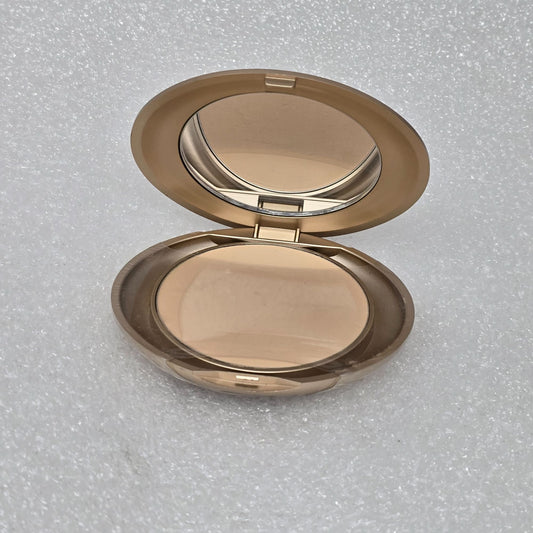 Milani Pressed Powder 07 Buff Compact Makeup For Face Coverage