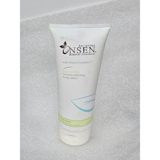 Onsen Daytime Bliss Tension Relieving Body Lotion 6.8 Oz Peppermint & Eucalyptus