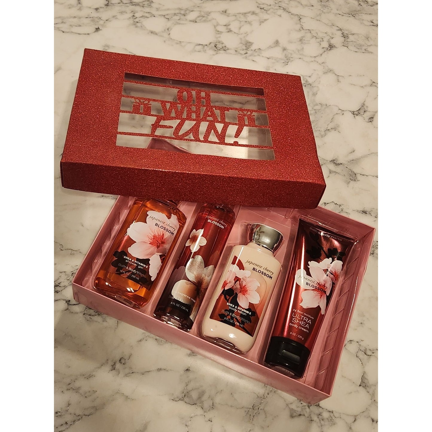 Bath & Body Works Japanese Cherry Blossom Gift Set