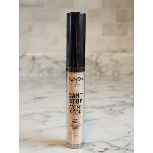 Nyx Cant Stop Wont Stop Contour Concealer Natural Matte Finish 24HR Sealed