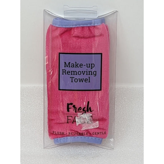 Fresh Face Makeup Removing Towel Cloth Plush Reusable Gentle Pink