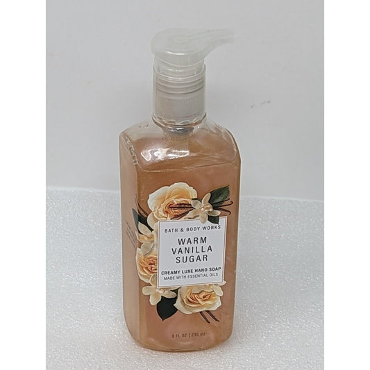 Bath & Body Works Warm Vanilla Sugar Creamy Luxe Hand Soap 8 oz