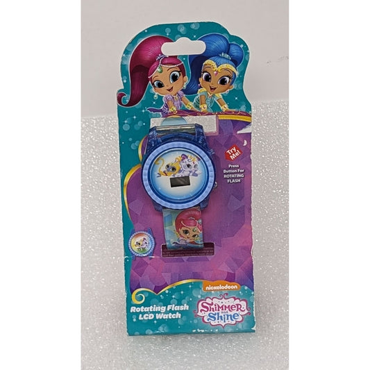 Nickelodeon Shimmer & Shine Rotating Flash LCD Watch For Kids