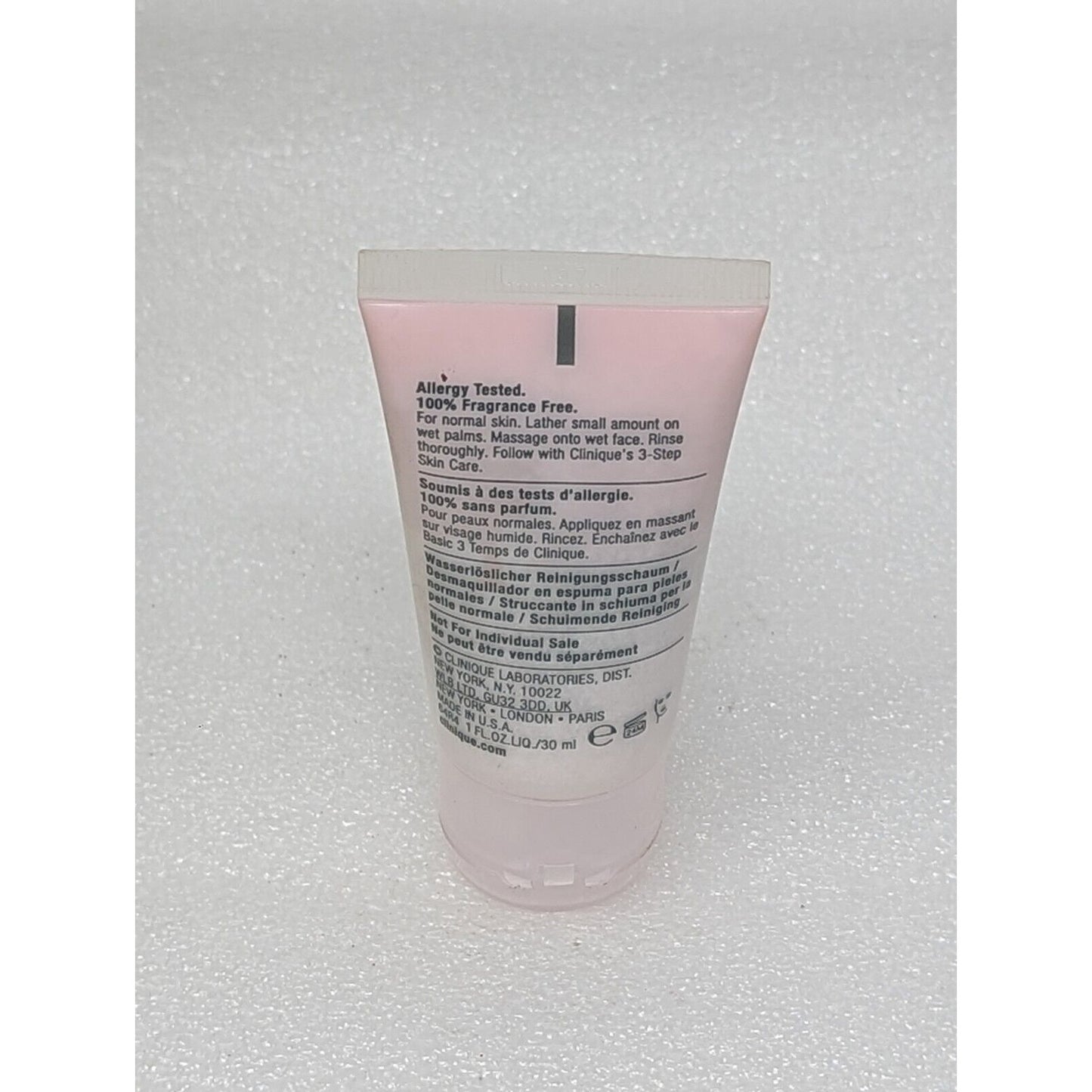 Clinique Rinse Off Foaming Cleanser 1 oz / 30 ml Travel Size