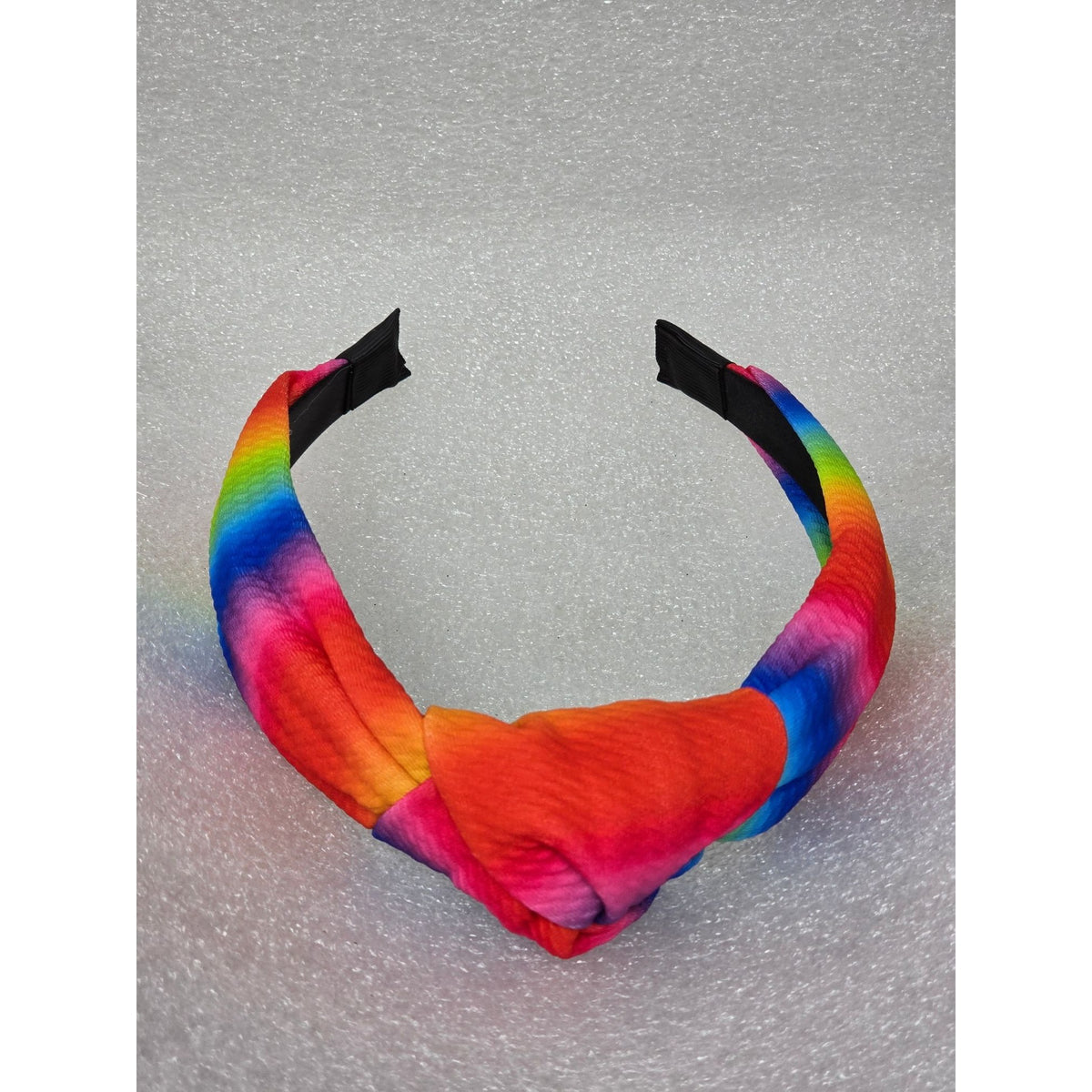 Rainbow Tie-Dye Knotted Headband For Women Hair Band